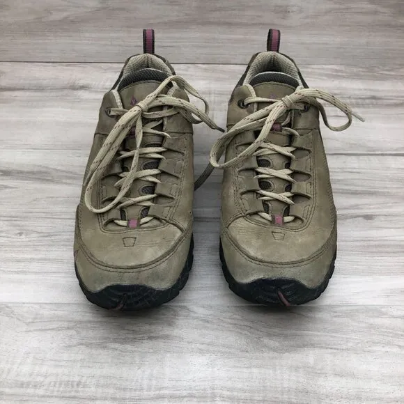 Vasque Hiking Shoes Womens 8.5M Talus Trek Brown Nubuck Leather Lace Up Outdoor