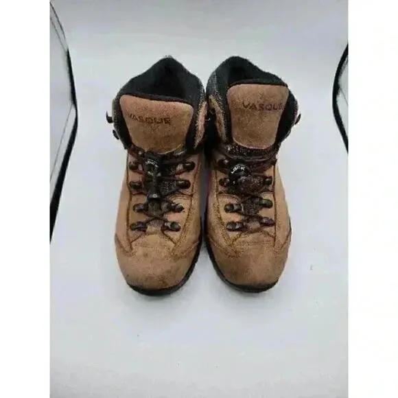 Vasque Skywalk Womens 7 M Hiking Ankle Boots Tan Brown Leather Gore Tex Shoes