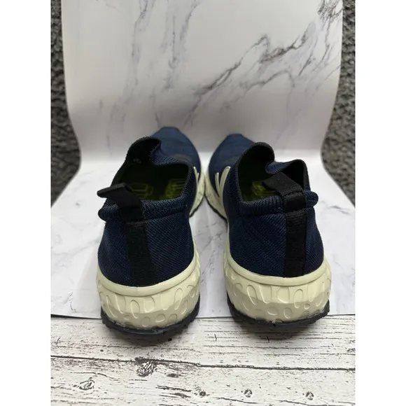 Veja Thunderbird V-knit Navy Grey Leather Lace Up Training Shoes Size‎ 8.5
