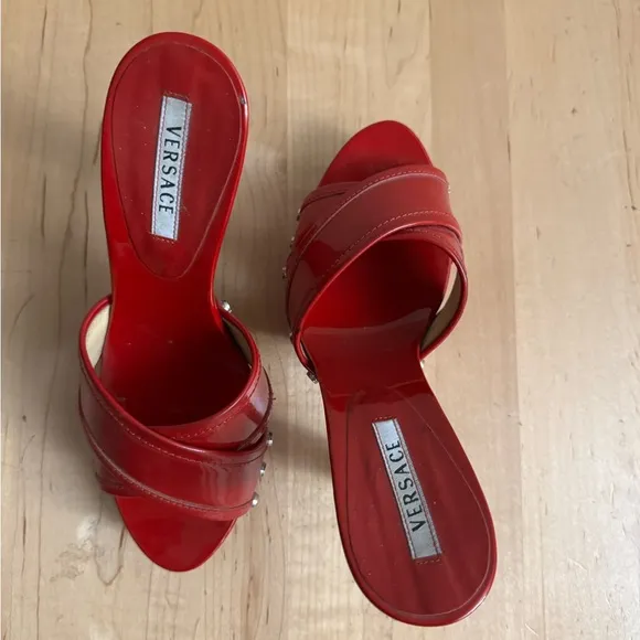 Versace Red Women's Heels