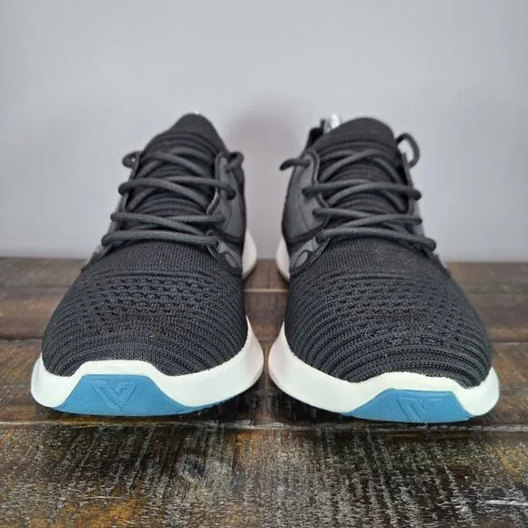 Vessi Everyday 2.0 Mens Size 10 Lace Up Waterproof Shoes Sneakers Black White
