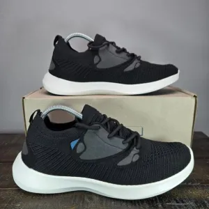 Vessi Everyday 2.0 Mens Size 10 Lace Up Waterproof Shoes Sneakers Black White