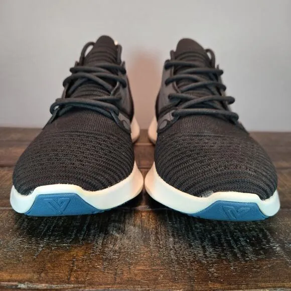 Vessi Everyday 2.0 Mens Size 8 Lace Up Waterproof Shoes Sneakers Black White