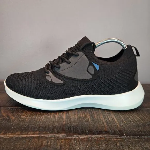 Vessi Everyday 2.0 Mens Size 8 Lace Up Waterproof Shoes Sneakers Black White