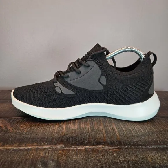 Vessi Everyday 2.0 Mens Size 8 Lace Up Waterproof Shoes Sneakers Black White