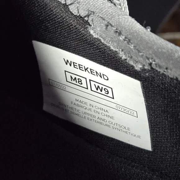 Vessi Weekend Sneaker Womens Size 9 Waterproof Shoes Sneakers Concrete Grey