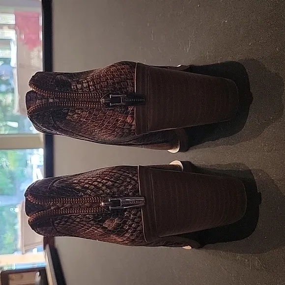 Vince Camuto booty snake skin