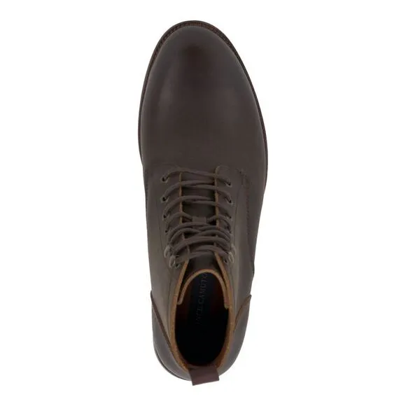 VINCE CAMUTO Mens Brown Lannie Toe Block Heel Leather Boots Shoes 11.5 M