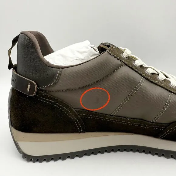 Vince Camuto Mens Maarten Casual Sneaker US 10.5M EU 43.5 Black Leather NIB