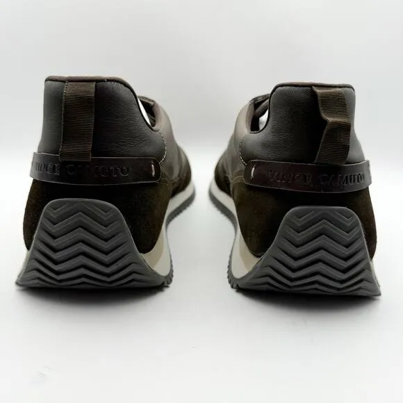 Vince Camuto Mens Maarten Casual Sneaker US 10.5M EU 43.5 Black Leather NIB