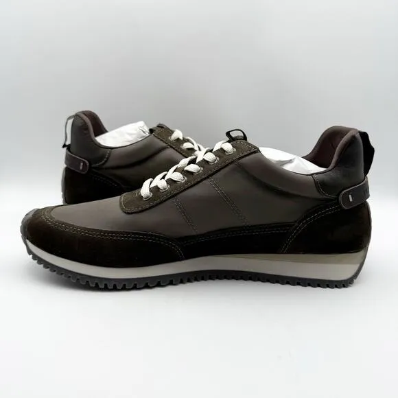 Vince Camuto Mens Maarten Casual Sneaker US 10.5M EU 43.5 Black Leather NIB