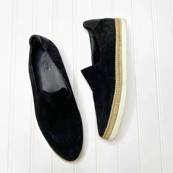 Vince Dillon Suede Espadrille Slip On Sneaker