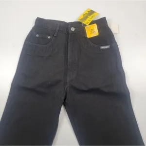 Vintage 80s 90s  Rocky Mountain Rockies Black High-Rise Western Jeans 28/7 mom