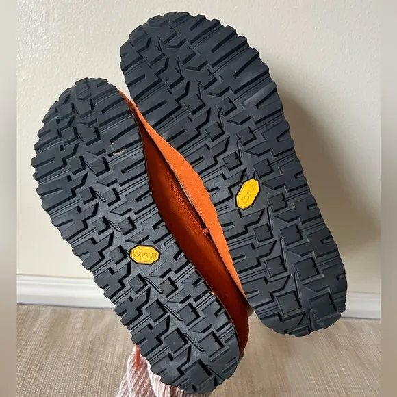 Vintage Asolo Classic Women's Sz US 7.5 Hiking Trail Mountain Shoes Orange
