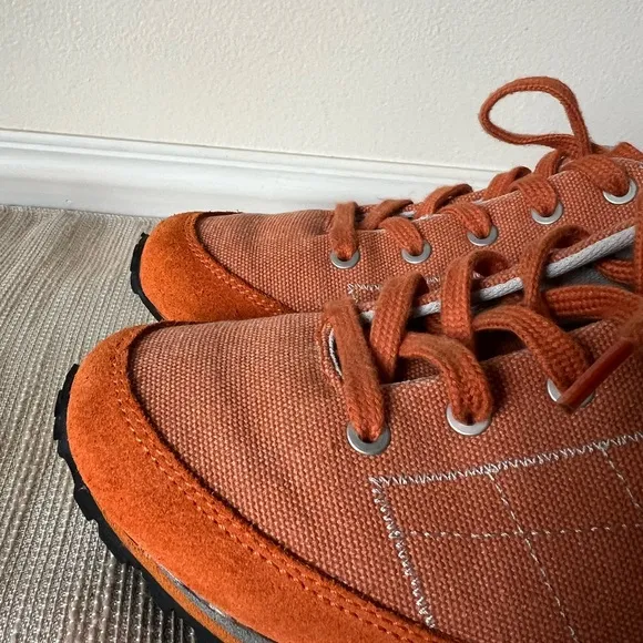 Vintage Asolo Classic Women's Sz US 7.5 Hiking Trail Mountain Shoes Orange
