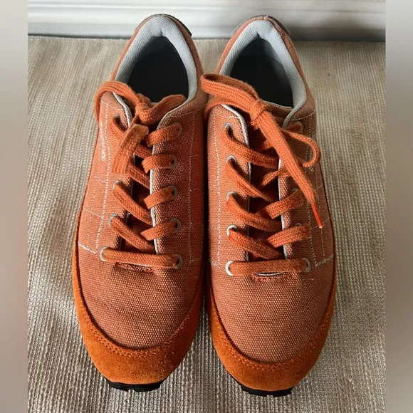 Vintage Asolo Classic Women's Sz US 7.5 Hiking Trail Mountain Shoes Orange