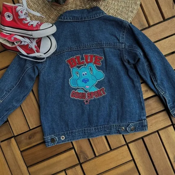 Vintage Blue's Clues Kids Denim Jacket