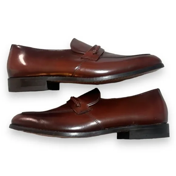 Vintage Cloud Club Men’s Leather Dress Shoes Size Burgundy Brown Size 11