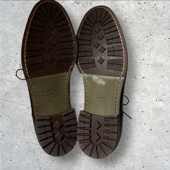 Vintage Foundry Co. Men’s Brown Oxford Leather Dress Shoes Office Career, Sz 13