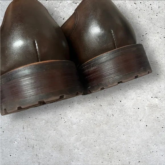 Vintage Foundry Co. Men’s Brown Oxford Leather Dress Shoes Office Career, Sz 13