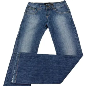 VINTAGE Richmond Women Flare Jeans Blue Washed Denim Pants US 28 Made in Italy