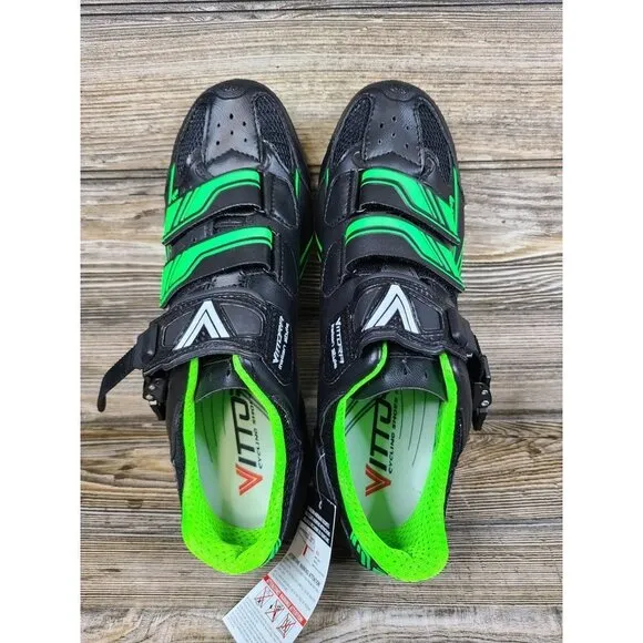 Vittoria Falcon Green Mountain Bike Shoes Men's SIze 44.5 10.5 (NWT)