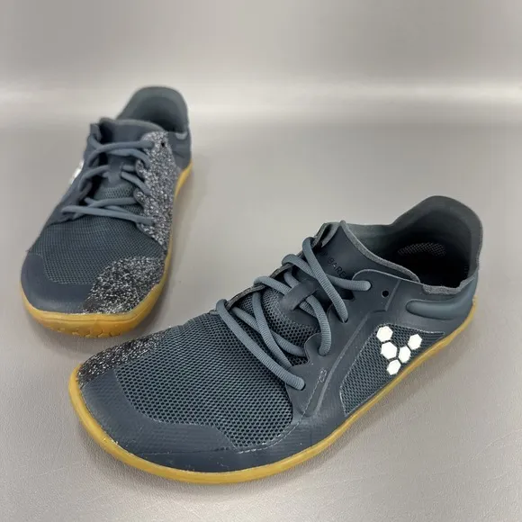 Vivobarefoot Primus Lite III Shoes Womens Size 7 Blue Gum Sole Active Minimalist