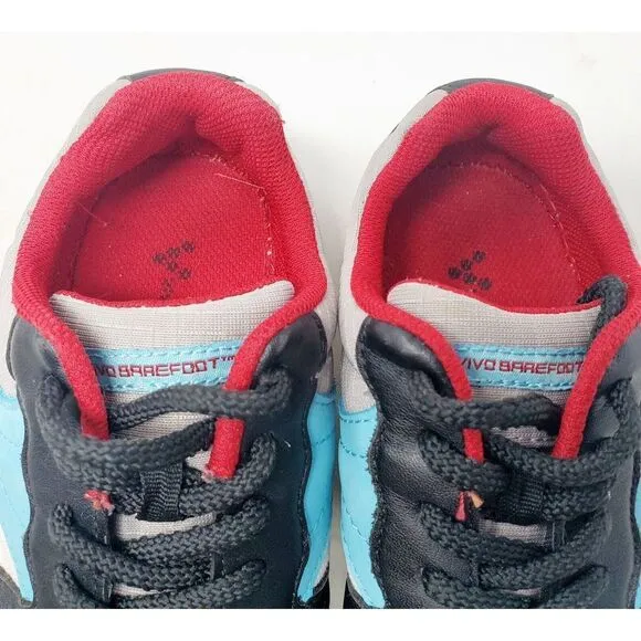 Vivobarefoot Shoes Womens 36 Black Grey Blue Minimalist Barefoot Lace Up
