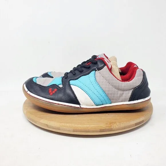 Vivobarefoot Shoes Womens 36 Black Grey Blue Minimalist Barefoot Lace Up