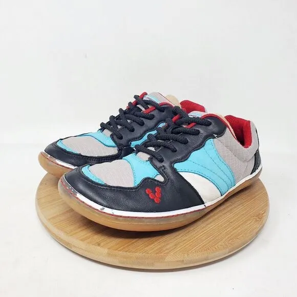 Vivobarefoot Shoes Womens 36 Black Grey Blue Minimalist Barefoot Lace Up