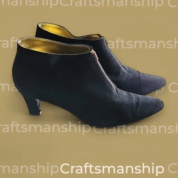 VTG DONNA KARAN rare heel booties
