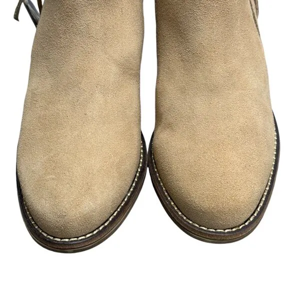 White Mountain Altos Block Heel Suede Bootie