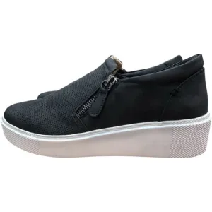 WHITE MOUNTAIN DOUBLY BLACK &amp; WHITE PLATFORM SHOES WOMEN'S SIZE 8 NWT READ