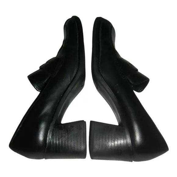White Mountain Loafers Vintage 90's Black Penny Chunky y2k Bratz Preppy Academia