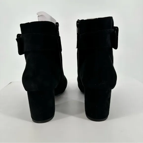 White Mountain Womens White Mountain Freckly Ankle Boots Black size 7 Buckle