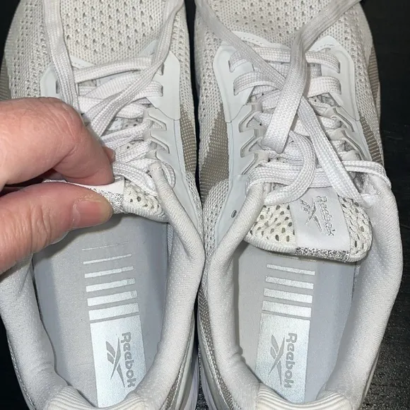 White Reebok Nano X Training Shoes Sneakers. Size 8.5.