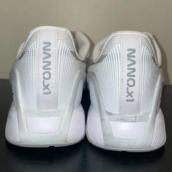 White Reebok Nano X Training Shoes Sneakers. Size 8.5.