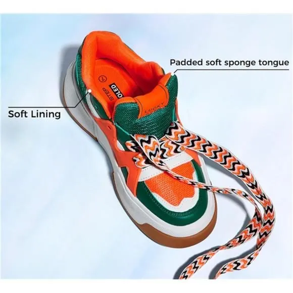 Women’s Platform Sneakers Lace up Casual Faux Leather Comfortable Thick …