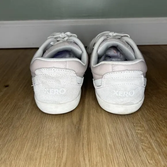 Xero Kelso Womens 10.5 Barefoot Running Minimalist Shoes Pink White Leather