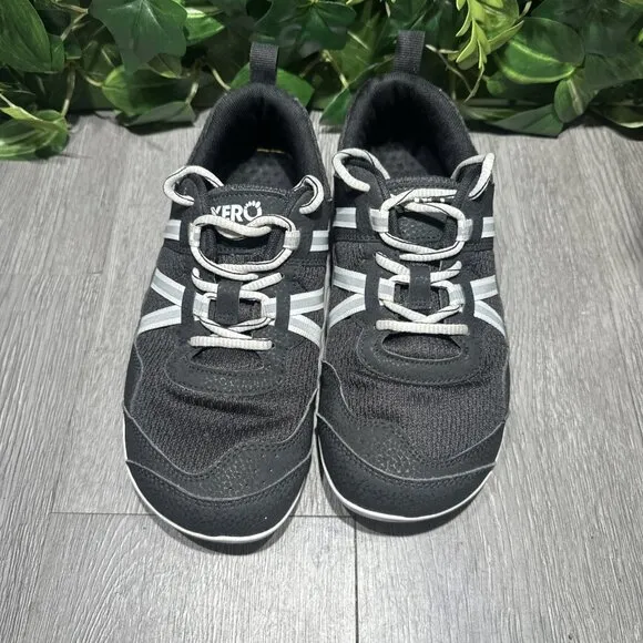 XERO Prio Minimalist Barefoot Women's Athletic Running Shoes Size 7 Black