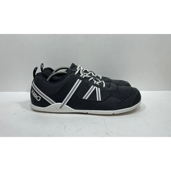 Xero Prio Sneakers Barefoot Minimalist Shoes Mens Size 11.5 Black White