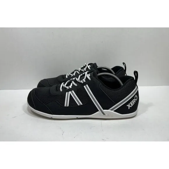 Xero Prio Sneakers Barefoot Minimalist Shoes Mens Size 11.5 Black White