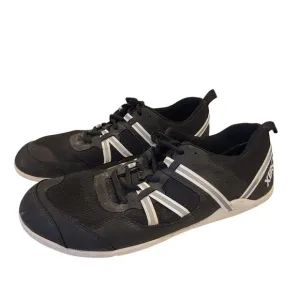 XERO Shoes Men's Size 11.5 Black White Prio Running Minimalist Barefoot Sneakers