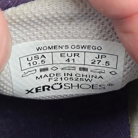 Xero Shoes Oswego Performance Casual Minimalist Daily Gym Trainer Womens 10.5