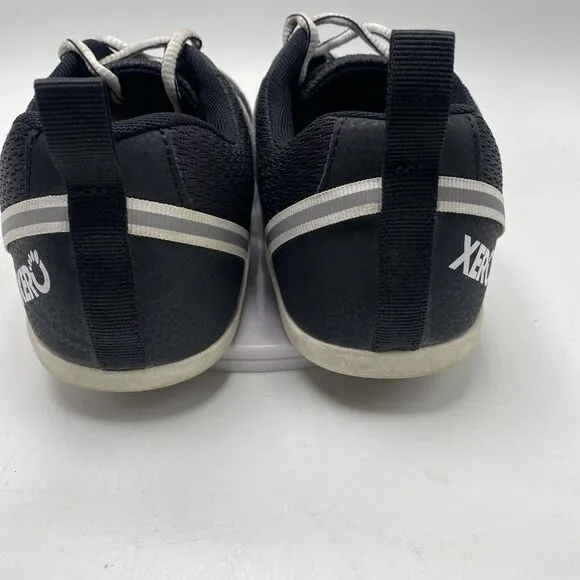 Xero Shoes Prio Mens 7.5 Black Barefoot Minimalist Running Fitness Shoe 3735