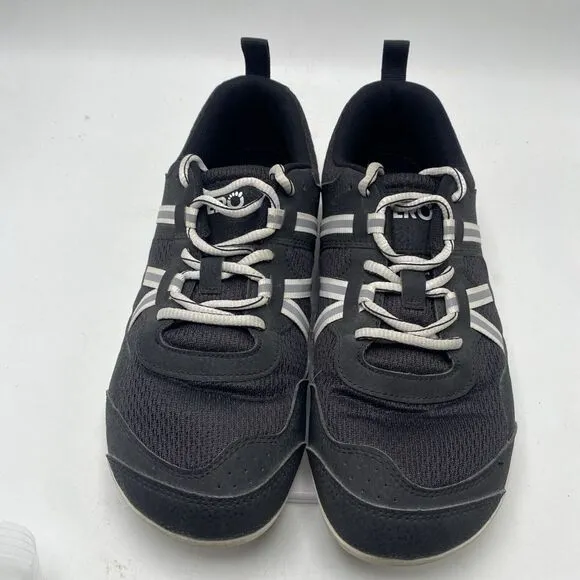 Xero Shoes Prio Mens 7.5 Black Barefoot Minimalist Running Fitness Shoe 3735