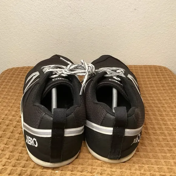 Xero Shoes Prio Men's Sz 15 Black White Minimalist Barefoot Zero Drop Sneakers