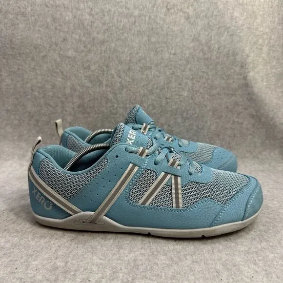 Xero Shoes Prio Womens Size 10 Barefoot Minimalist Sneakers Blue &amp; Gray Trainers